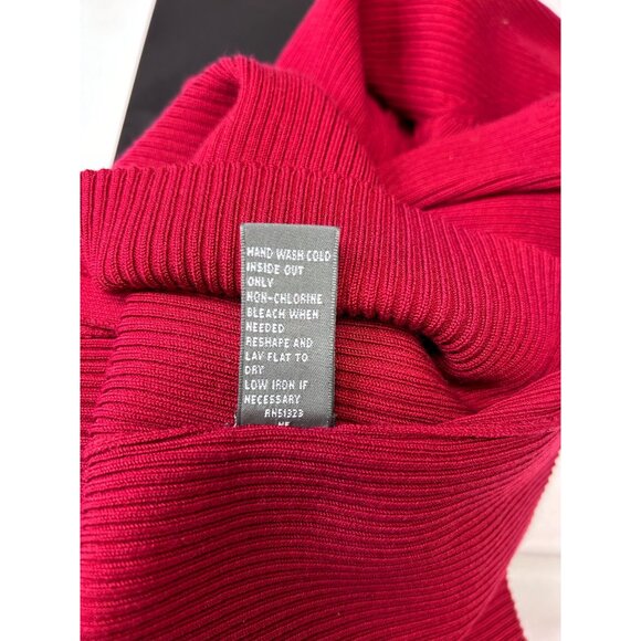 Josephine Chaus Womens Button Down Ribbed Silk Blend Sweater Cardigan, size LP - Picture 8 of 10